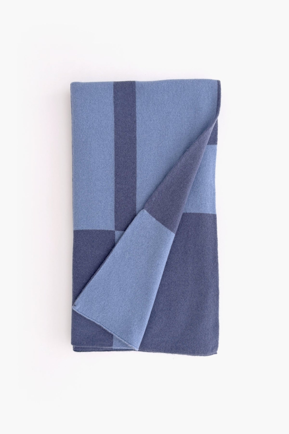 PRE-ORDER Cashmere Baby Blanket Tartan - Blae