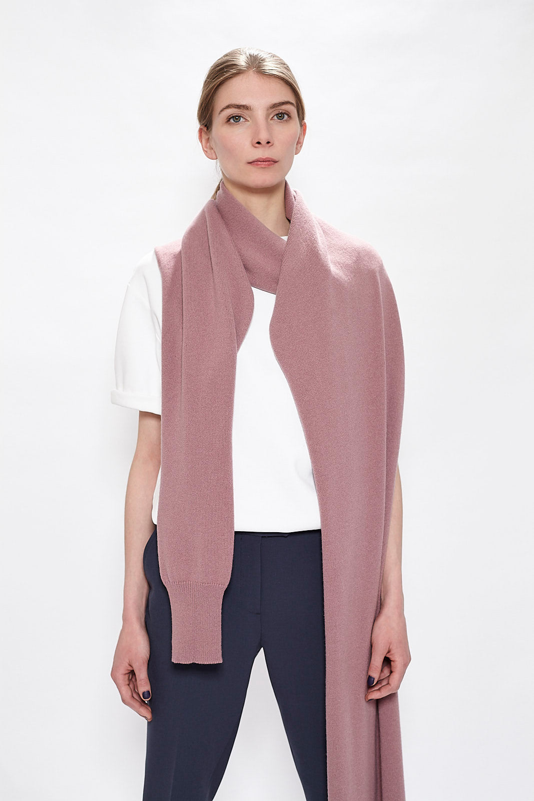 Cashmere Sleeve Scarf - Dusk