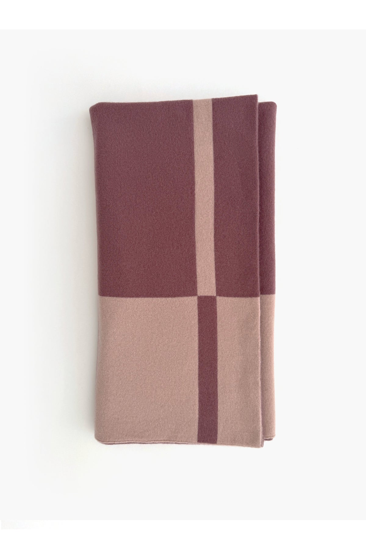 PRE-ORDER Cashmere Baby Blanket Ticking Stripe - Dusk