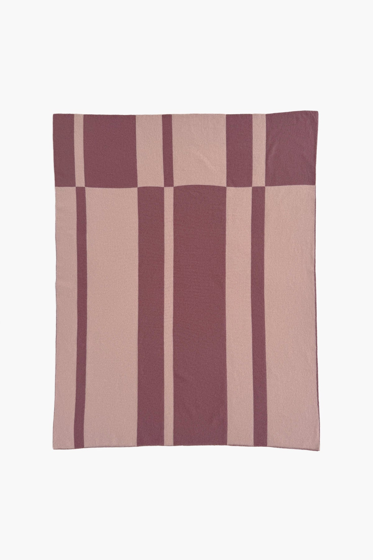 PRE-ORDER Cashmere Baby Blanket Ticking Stripe - Dusk