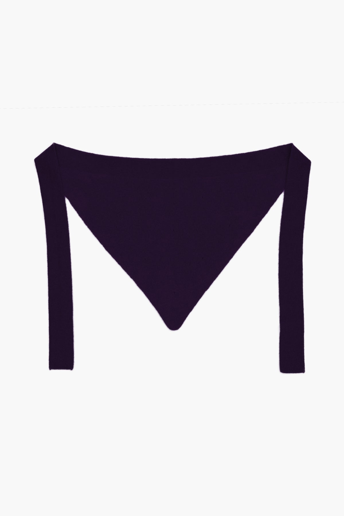 PRE-ORDER Cashmere Triangle Scarf - Mulberry