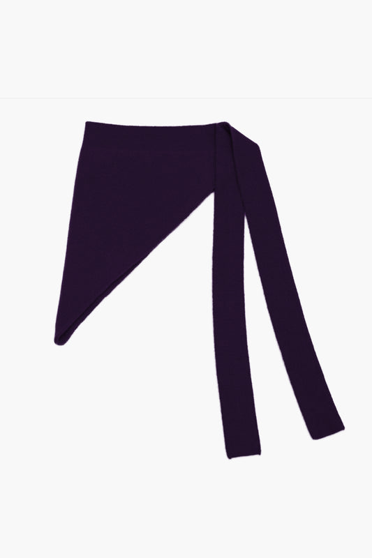PRE-ORDER Cashmere Triangle Scarf - Mulberry