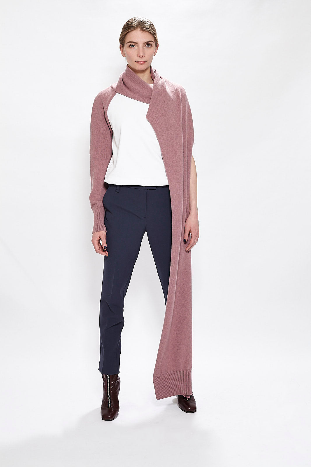 Cashmere Sleeve Scarf - Dusk