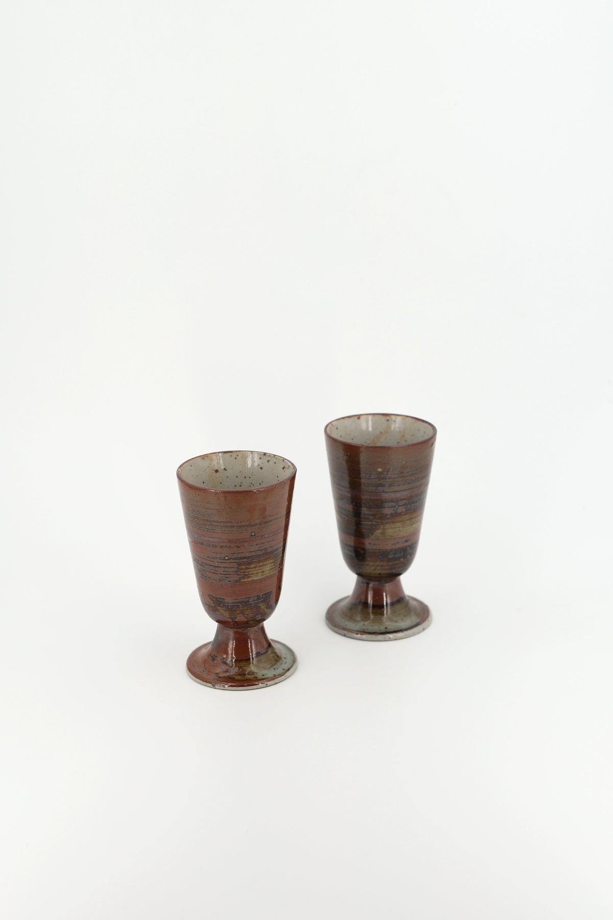 Studio Pottery Ceramic Goblets