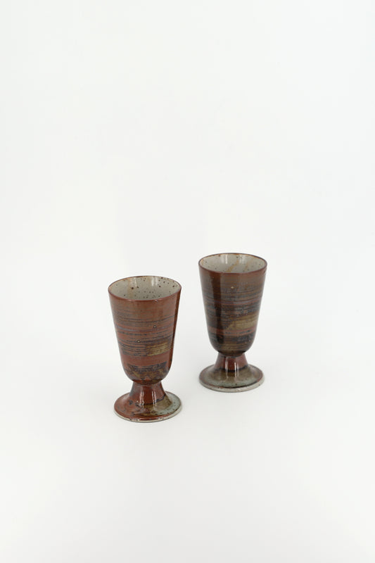 Studio Pottery Ceramic Goblets